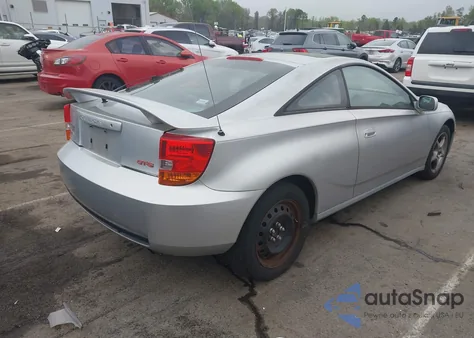 2000 Toyota Celica Gts from USA, damaged, VIN JTDDY32T3Y0025084